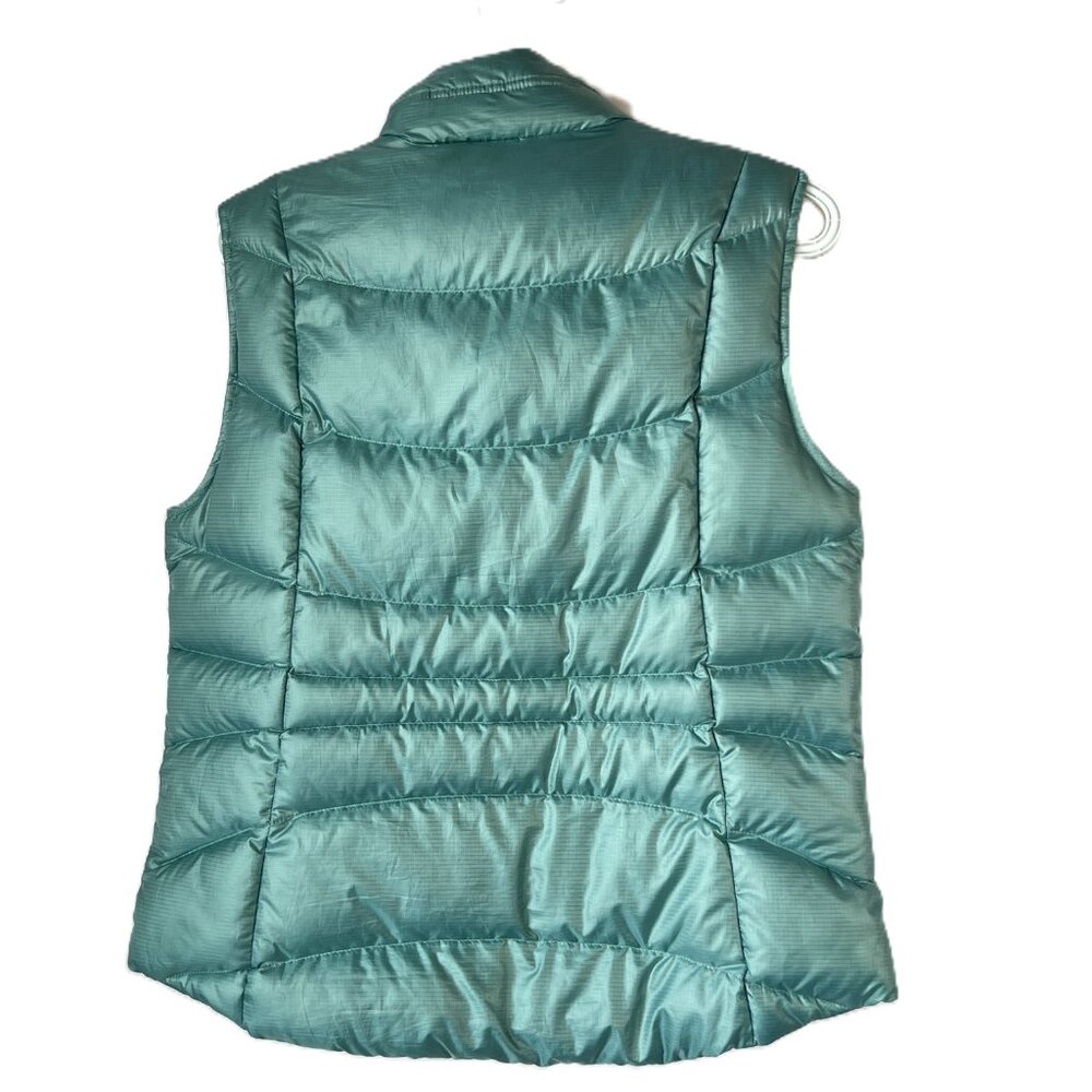 Eddie Bauer Premium Goose Down Puffer Vest – Teal | M Quiet‑lux warmth • Outdoor - Picture 2 of 8